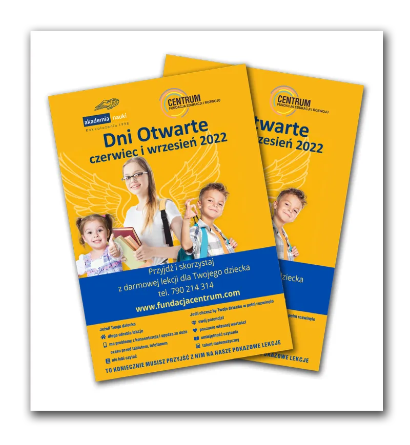 CENTRUM WSZECHŚWIATA - ulotka reklamowa