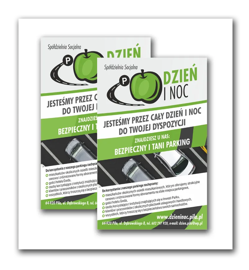 DZIEŃ I NOC - ulotka reklamowa