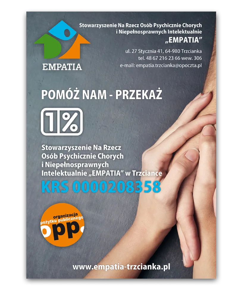 EMPATIA 1% - plakat