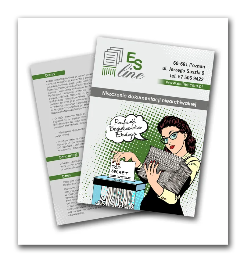 ES-LINE - ulotka reklamowa