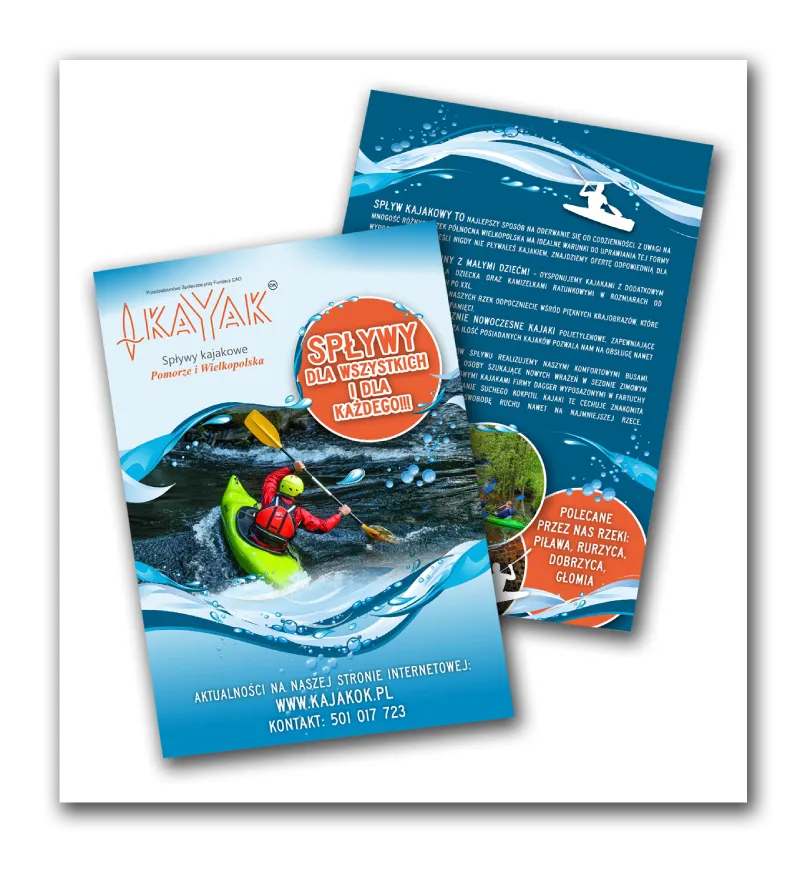 KAYAKOK - ulotka reklamowa