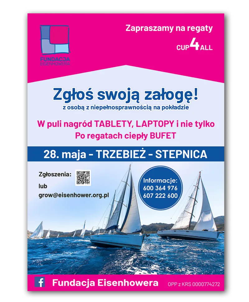 REGATY CUP4ALL - plakat