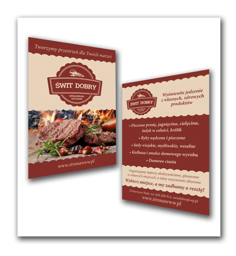 ŚWIT DOBRY - ulotka reklamowa