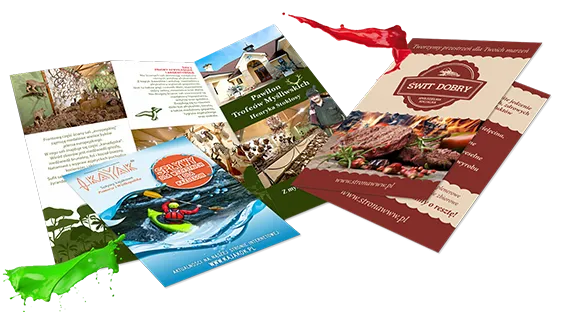 Ulotki i foldery reklamowe