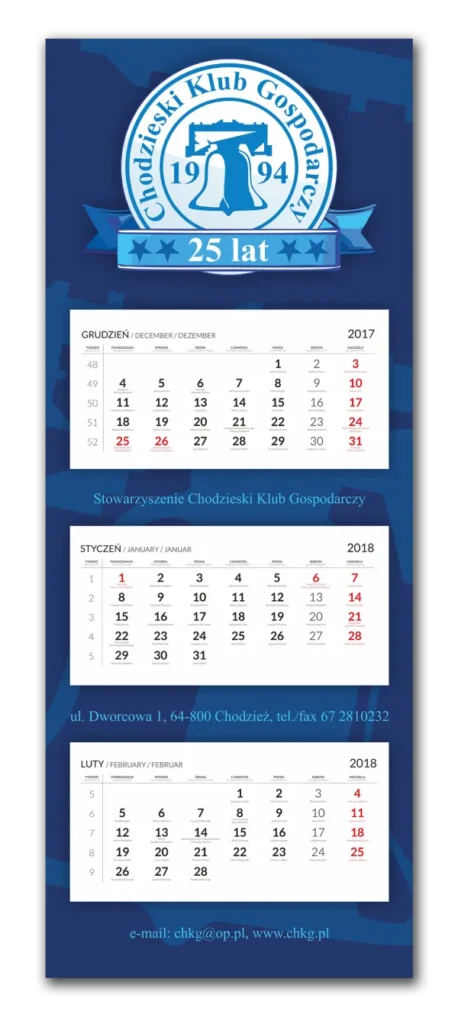 Chodzieski Klub Gospodarczy - kalendarz