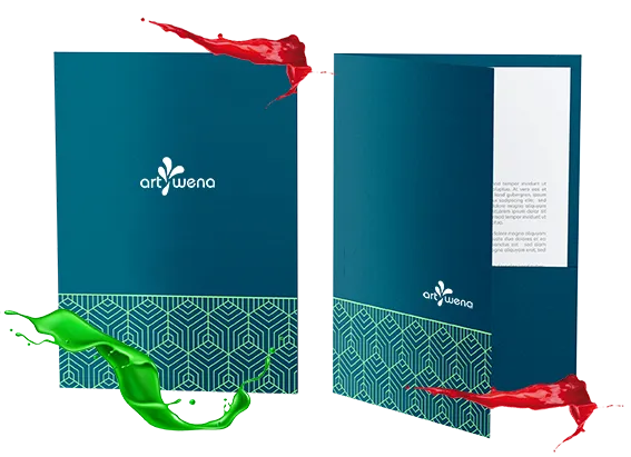 teczki ofertowe - ilustracja