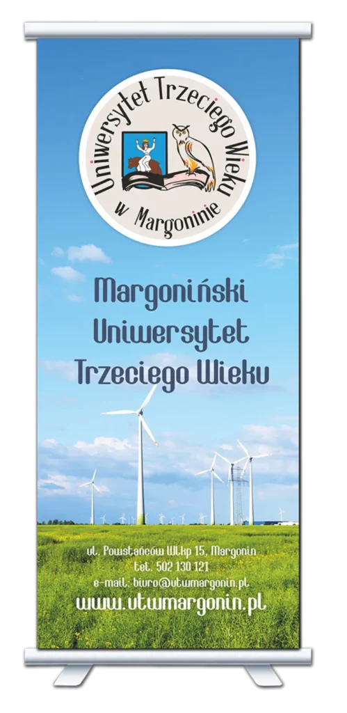 Rollup dla Uniwersytetu Trzeciego Wieku w Margoninie