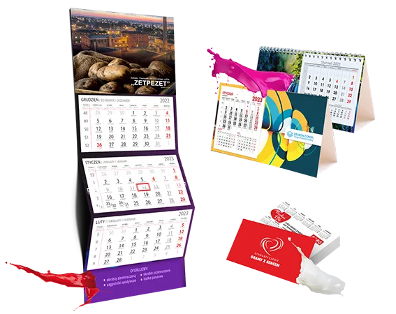 Kalendarze - ilustracja